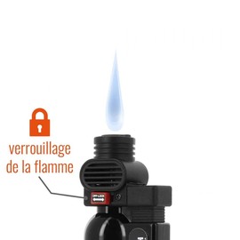 PRINCE Taschenlampe Feuerzeug schwarz