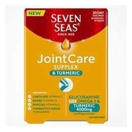 Seven Seas Jointcare Supplex & Turmeric 30 Duo Caps by Seven Seas (Packs of 3)