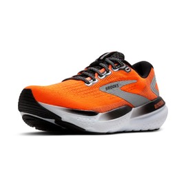 Brooks Men’s Glycerin 21 Neutral Running Shoe - Orange/Black/White - 8 Medium
