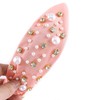 Gmmidea Pearl Knotted Women Headband Sparkle Rhinestone Jeweled Headband Wide