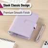 Mr. Pen Mr. Pen- Planner Binders, A6, Purple, Leather Notebook