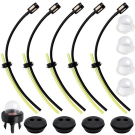 AMZSKU Universal Petrol Filter Kit, Petrol Hose Seal, Petrol Filter Kit, Universal Petrol Filter Replacement Parts, Petrol Hose Seal for Brush Cutter, Earth Drill, Hedge Trimmer, Brush Cutter, Pole
