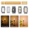 EQ Lighting Vintage Dimmable T6 LED Bulb, 60W Equivalent/6 Watt,