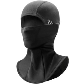 Sturmhaube Winter, Winddicht Warm Sturmmaske, Skimaske für Outdoorsports Radfahren Snowboarden Skifahren Motorradfahren, Atmungsaktive Skimaske für Herren& Damen, Schwarz