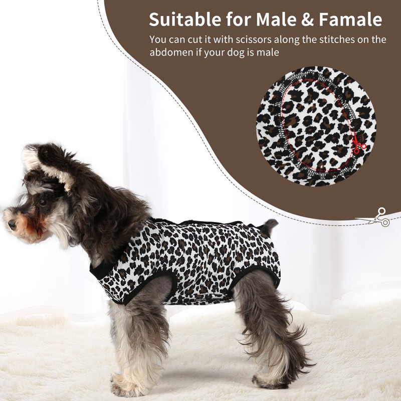 Pawcomon Dog Surgery Recovery Suit Puppy Surgical Clothes Abdominal Wounds