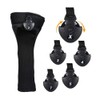 Namvo 3Pcs/Set Golf Driver Wood Head Club Covers Equipment Pole