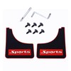 Pack of 2 Car Mud Flaps, Universal Splash Guard, Rubber