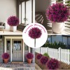 Yunlly 24'' Set of 2 Artificial Topiary Ball Tree with