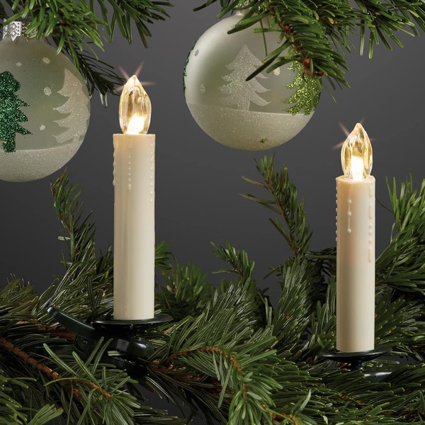 Hellum Wireless LED Christmas Tree Candles in Various Designs