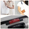 uxcell 2 Pcs Handbag Handle Wrap Covers, PU Leather Crocodile