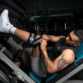 GN Fitness Set 3 en 1 Vendas para Rodilla Gym Muñequeras para Gym Straps para Gimnasio Pack de Vendas para Levantamiento de Pesas Wraps para Rodillas Gym Muñequeras Wrist Wraps