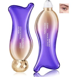 Caviar+Retinol Eye Cream for Wrinkles, 360° Massage Under Eye Cream Face and Eye Serum Firming and Lifting, Instant Hydrating, Deep Moisturizing for Dark Circles Puffiness Fine Lines, Bags