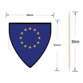 European Flag Chopsticks - Pack of 24