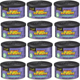 California Scents Car Scents Autoduft Lufterfrischer Duftdosen Air Freshener, Monterey Vanilla, 42g (12 Stück)