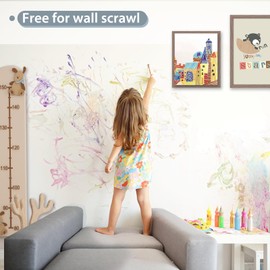 Matte Clear Wall Protector Contact Paper for Pet Scratching, Shelf Liner Self Adhesive for Kitchen Cabinets Protective Film Removable Wallpaper for Furniture,Wall Behind Pet Bowls (17.5inx393in)