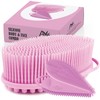 Avilana Exfoliating Silicone Body Scrubber - Hygienic Shower Loofah Sponge