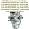 Gcv160 Carburetor Compatible with Honda Gcv 160 Gcv160la Gcv160A Gcv135