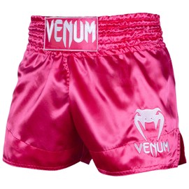 Venum Muay Thai Shorts Classic - Pink/White - M