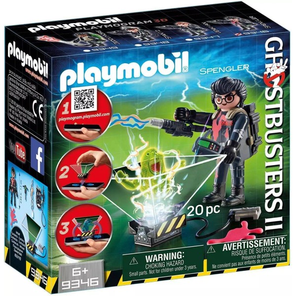 PLAYMOBIL 9346 Ghostbuster Egon Spengler Building Set
