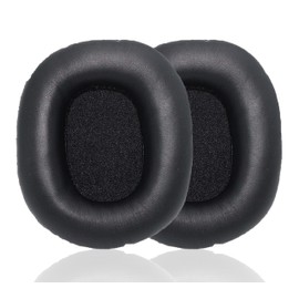Replacement Ear Pads Compatible with Sony MDR-7506 MDR-V6 MDR-V7 MDR-CD900ST Headphones, Akkiv Replacement Ear Pads Made of Protein Leather and Memory Foam (Black)