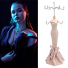 Mannequin Ring Hanging Tower Long Bodycon Dress Strapless Mannequin Earring