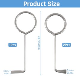 3 Piece Deadlock Key, Universal Lock Pick Set, Professional, Stainless Steel Lock Pick Key, Beard Key, Lock Picking Tool Set, Universal Key for Room Doors, Colourful Beard Lock Opener