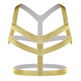 Man Harness Belt Body Chest Elastic Halter Nylon Shoulder Strap Club Wear Costume