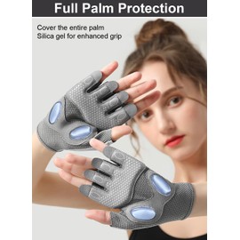 Workout Gloves for Women & Men - Gym Weight Lifting Fitness Gloves (Black, Small)