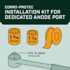 Corro-Protec Powered Anode Rod Installation Kit with Teflon Tape, 1-1/16