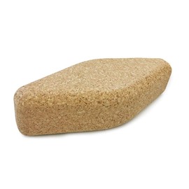 Yoga Studio Unbranded Natural, Eco-friendly Cork Egg Oval Block For Yoga and Pilates