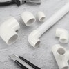 sourcing map 25mm 90 Degree Elbow, 8 Pcs PVC Pipe
