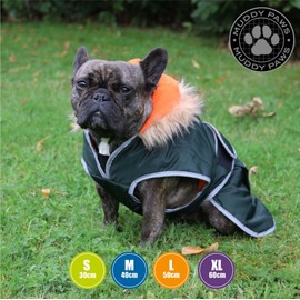 Ancol Muddy Paws Green Parka Dog Coat S (30 cm x 46-56 cm)