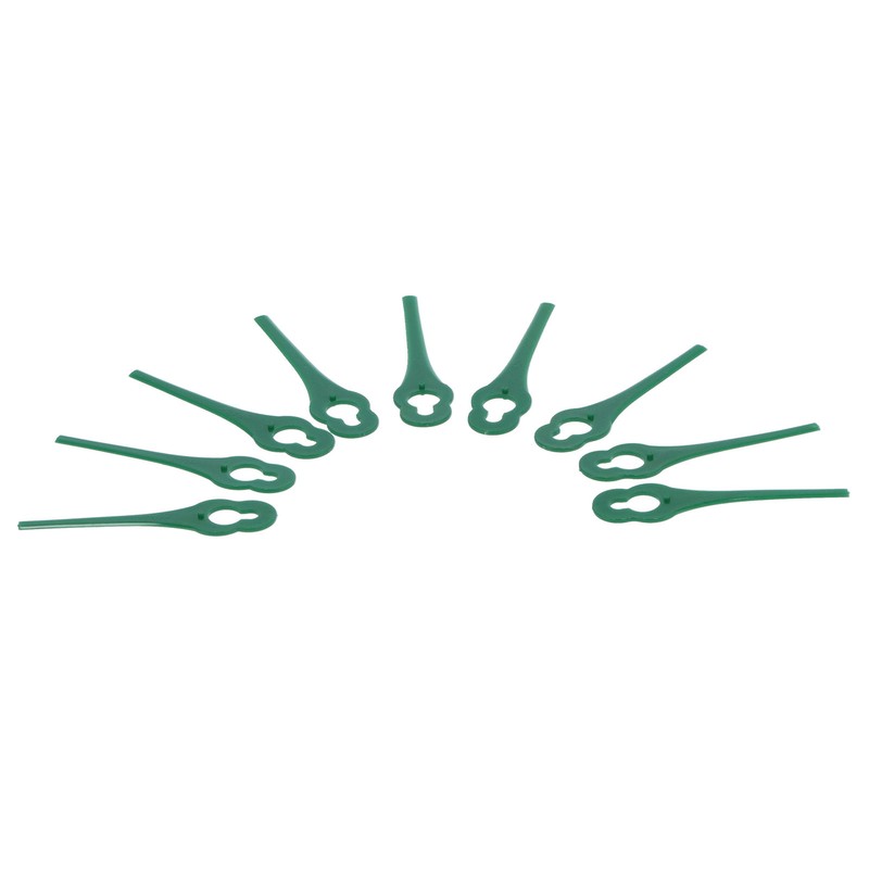 100pcs Plastic Grass Trimmer Blades Lawn Mower Replacement Cutting Blades