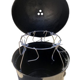 Pit Barrel Cooker Hanging System for 18 Inch Weber Smokey Mountain | Increased Cooking Capacity Hooks | Achieve Pit Barrel Style Results | Compatible Only with 18" Weber Smokey Mountain | Made in USA