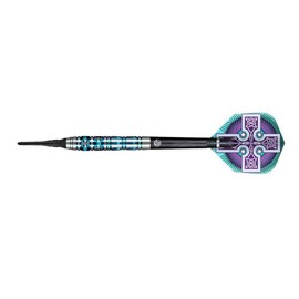 Shot Soft Darts Celt Boudicca 90% Tungsten Softtip Darts Set with Shafts and Flights Made in New Zealand (20 g)