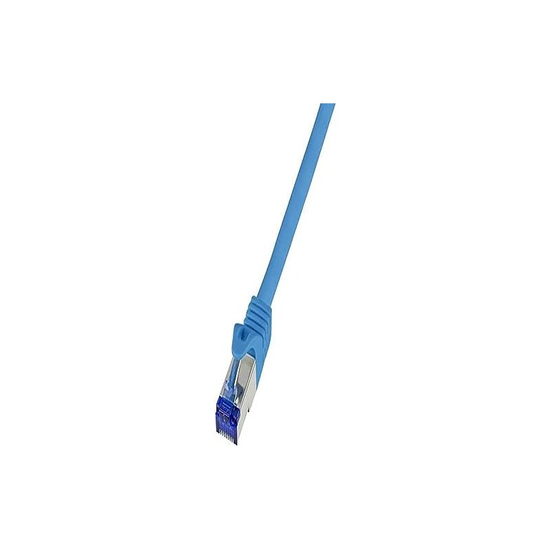 LogiLink C6A016S RJ45 CAT 6a S/FTP 0.25 m Blue Pack