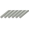Alberts 498405 H-Profile Aluminium Anodised Silver 1000 x 9.1 x