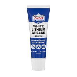 Lucas Oil 10533-12PK White Lithium Grease EZ Squeeze Tube - 8 oz., (Case of 12)