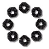 SILVR BEAR Luxury Satin Scrunchies for Women, 8 pack