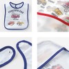 (tyakkurubebi-) chuckle Baby Boys Creeper Meals Apron 2 Pieces Set