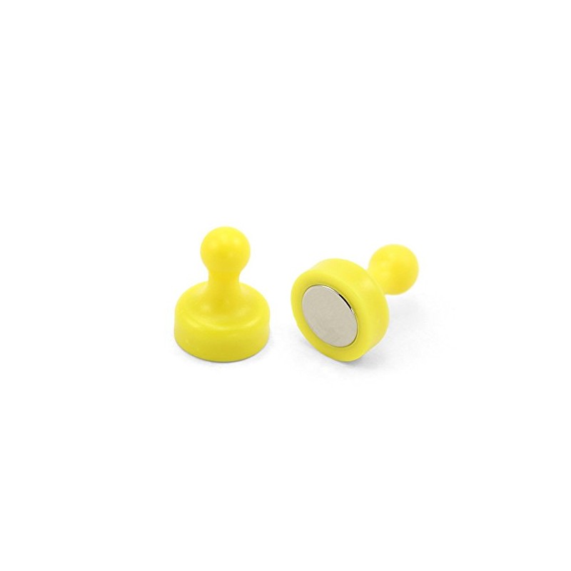 High Power Yellow Skittle Magnet for Fridge, Office, Whiteboard, Noticeboard,