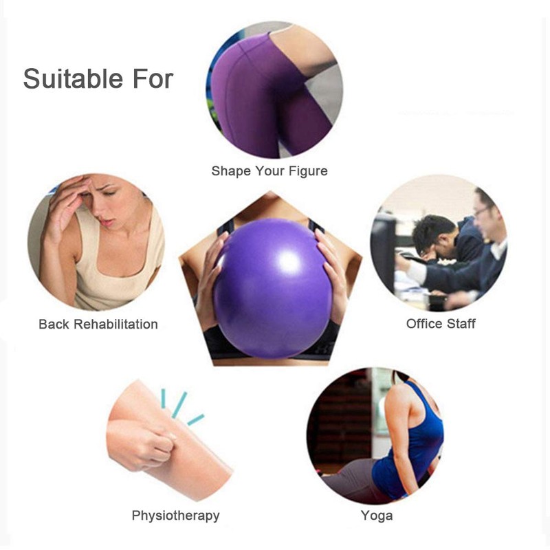 2 Pack Pilates Balls Yoga Balls Barre Balls Mini Exercise