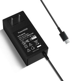 PowerHOOD UL Listed 12V USB-C AC/DC Adapter Compatible with GMKtec NucBox G5 Mini PC 12th Gen Alder Lake N97 12GB RAM 256GB 512GB SSD Mini Desktop PC 12volt USB Type-C Power Supply Cord Charger PSU