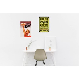 Metal Sign 20 x 30 cm "Das ist keine Unordnung Humor" (German Language)