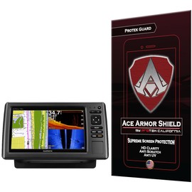Ace Armor Shield Shatter Resistant Screen Protector for The Garmin Echomap 94sv with Free Lifetime Replacement Warranty