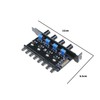 eMagTech 4 Knob Cooling Fan Speed Controller PC 8 Channels
