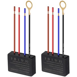 UKCOCO 2-Pack 3-Way Touch Sensor Dimmer Switch, ABS Repair Module with 3-Level Dimming for Table & Bedside Lamp Restoration
