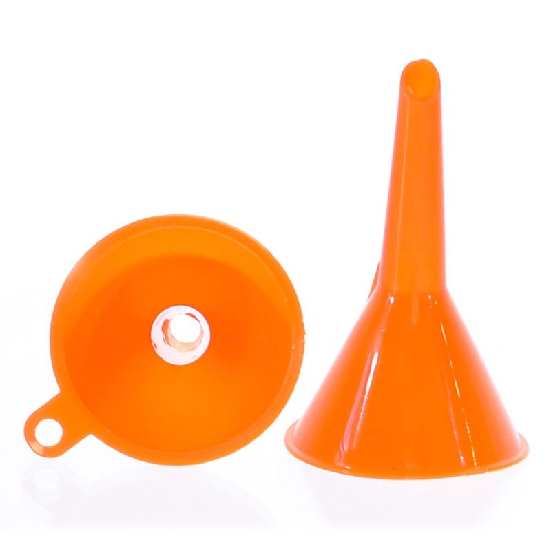 Majic 4-Pieces 4-Sizes Plastic Funnel Set for Car Oil, Gas