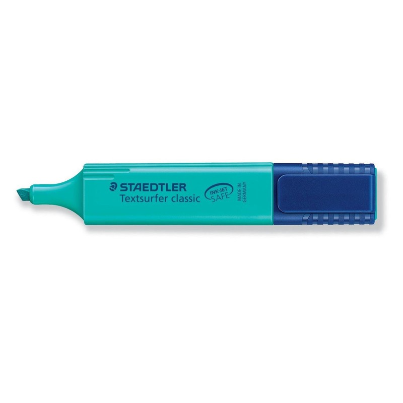 Staedtler Textsurfer Classic Highlighters 1-5 mm Bevelled Tip Turquoise Pack