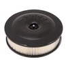 Moroso 66303 Black Powder Coat Aluminum Air Cleaner, 8.5" x
